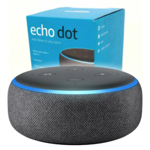 ALEXA Echo Dot (3ra Gen) –  Articulo Nuevo Parlante inteligente con Alexa -(SUBASTA ACTIVA!!! PARTICIPA CON MEMBRESIA FREE)